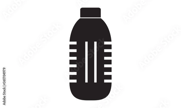Fototapeta Bottle icon vector graphics designs