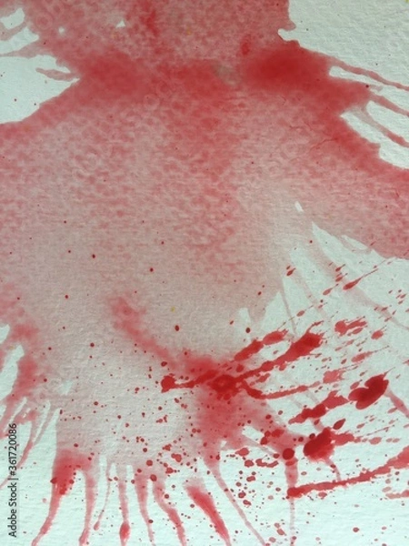 Obraz red paint background