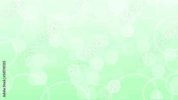 Fototapeta 緑色のグラデーション、キラキラしたフェクト付きのグリッター背景画像