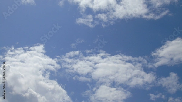Fototapeta blue sky with clouds