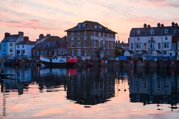 Obraz Weymouth Harbour at Sunset