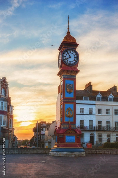 Obraz Weymouth Clock Tower in early Summer