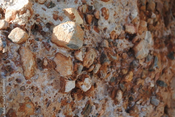 Obraz textura rocosa