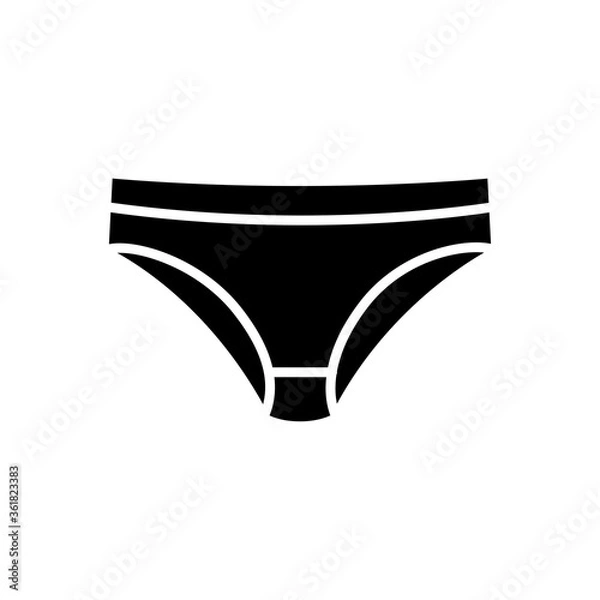 Fototapeta underwear icon in trendy flat style 