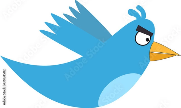 Obraz Angry twitter