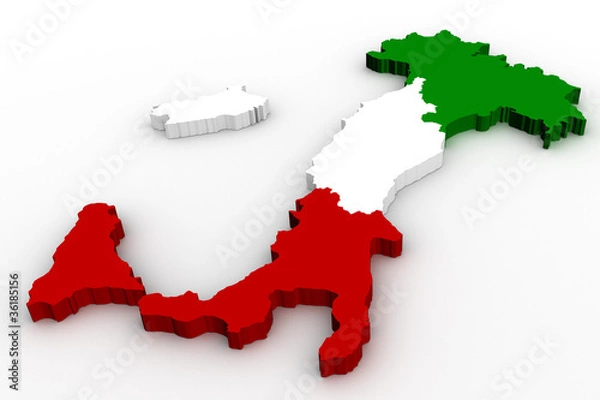 Obraz italia prospettiva 3d