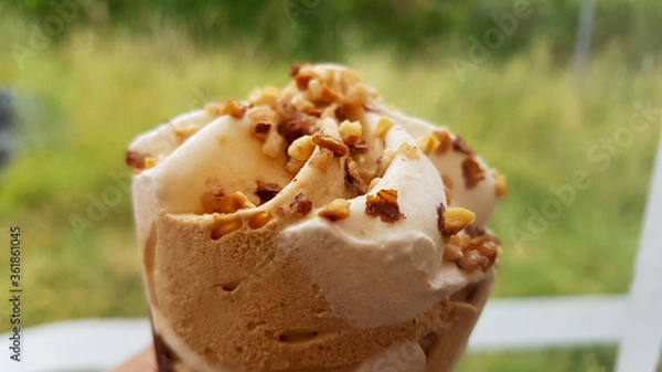 Obraz Cornet de glace praline vanille