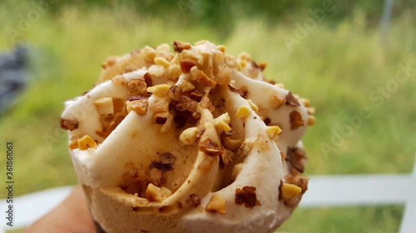 Obraz Cornet de glace praline vanille