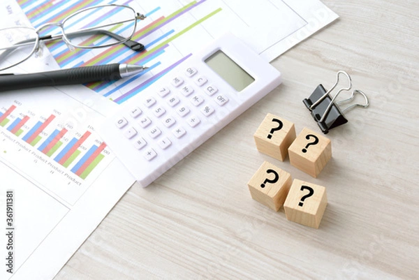 Fototapeta ビジネスイメージ―疑問