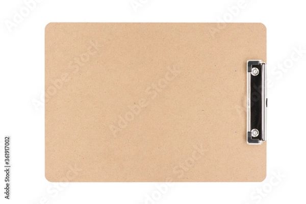 Obraz Blank Clipboard on white background isolate.