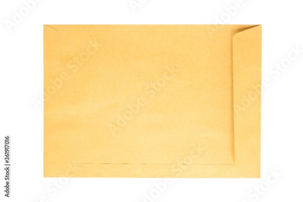 Obraz Brown envelopes isolated on white background.