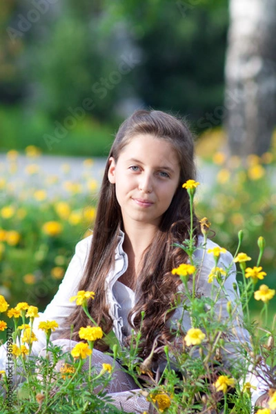 Obraz in the flowers