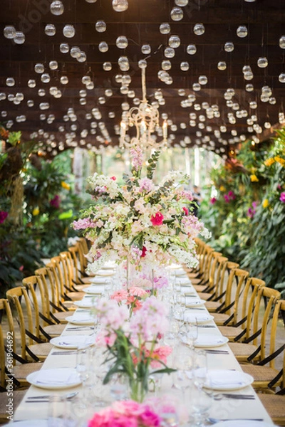 Fototapeta table decorate 