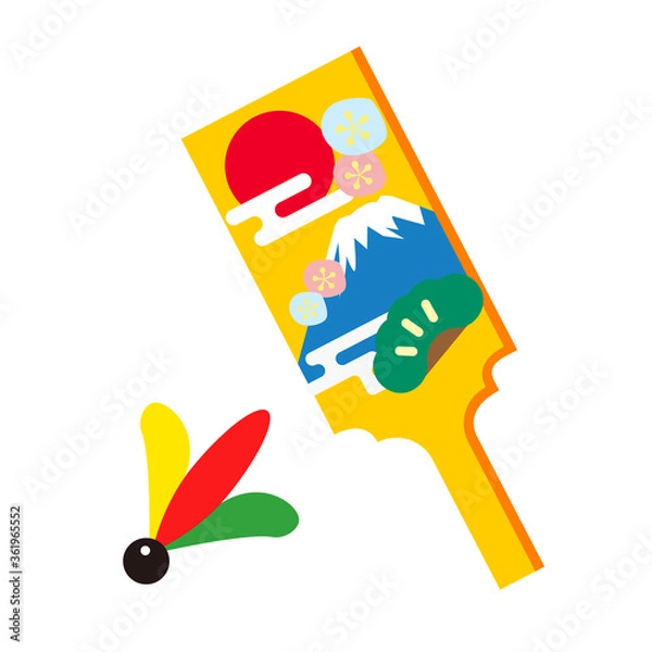 Fototapeta 羽子板