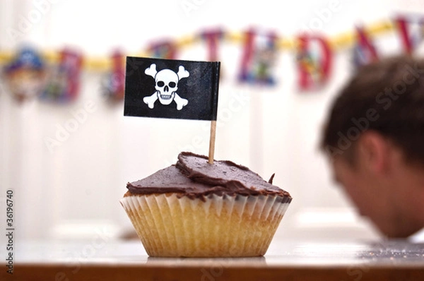 Obraz Pirate Cupcake