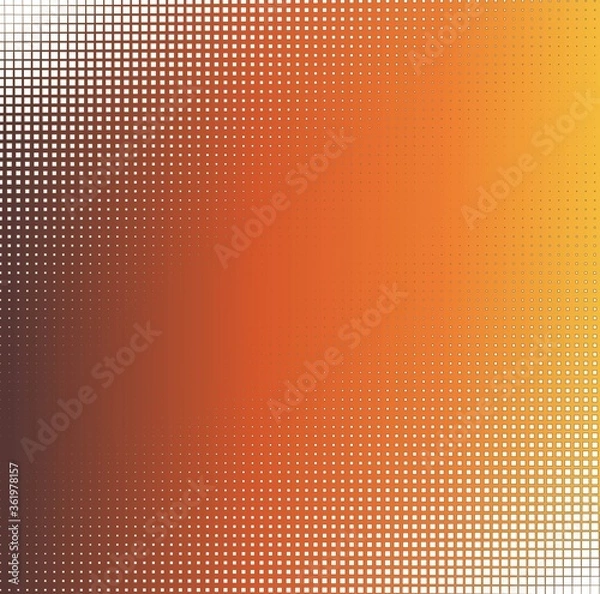 Fototapeta abstract halftone background with squares