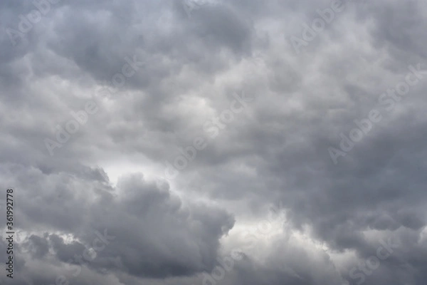 Obraz storm clouds timelapse