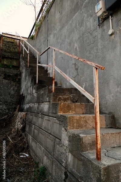 Obraz 古びた階段