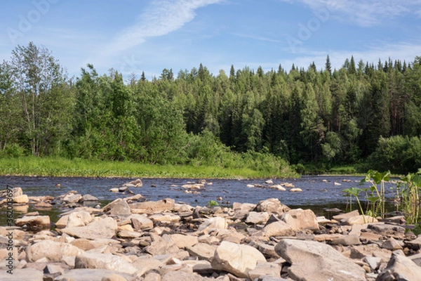 Fototapeta north river
