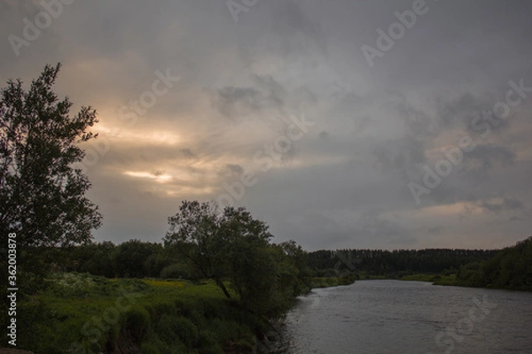 Fototapeta north river