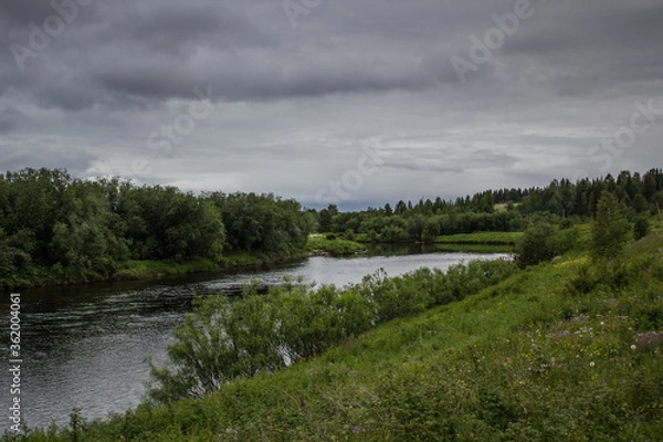 Fototapeta north river