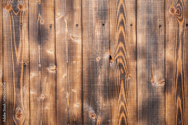 Obraz Old brown wood background texture