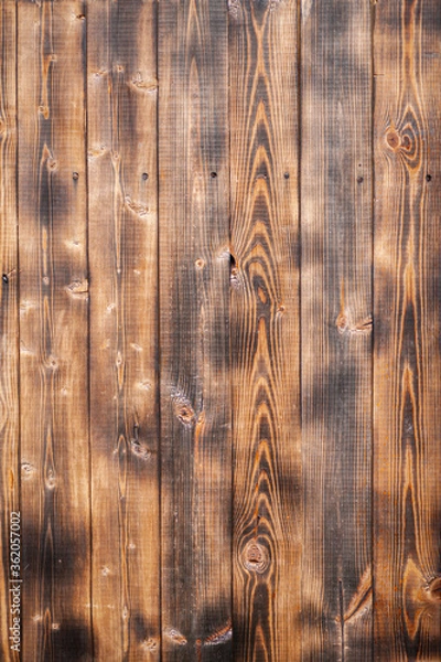 Obraz Old brown wood background texture