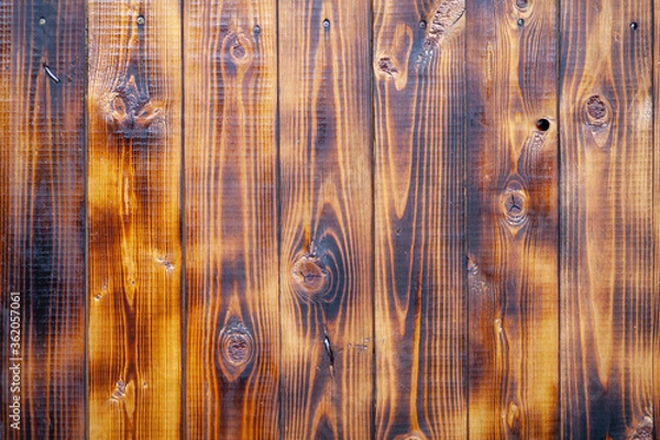 Obraz Old brown wood background texture