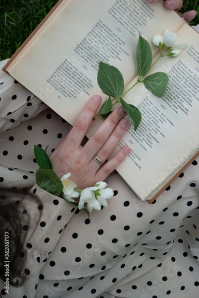 Obraz reading a book