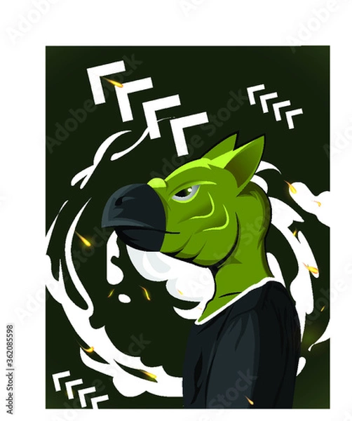 Obraz aliens illustration