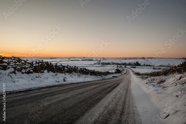 Obraz Snowy Northumberland