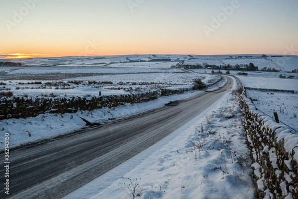 Obraz Snowy Northumberland