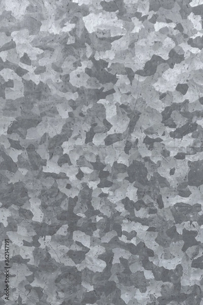 Fototapeta galvanized sheet metal close, dirt and scratches, reduced contrast, tinting