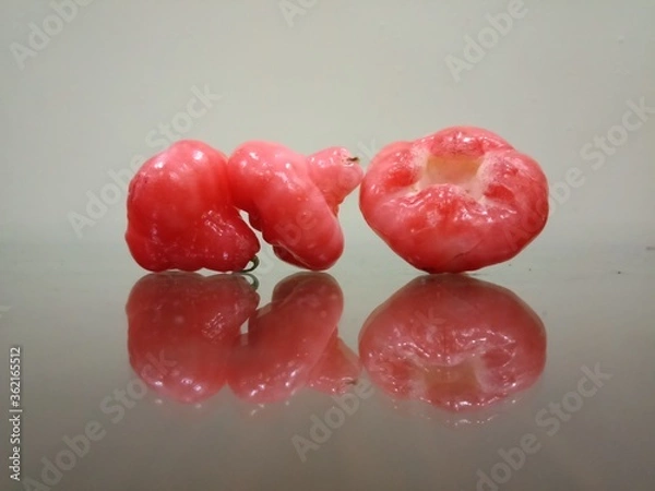 Fototapeta Java Apples or Rose Apples on table top