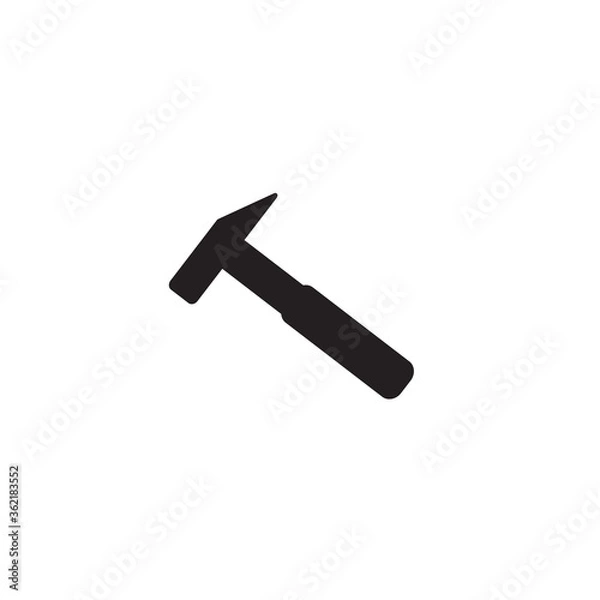 Fototapeta Hammer icon vector