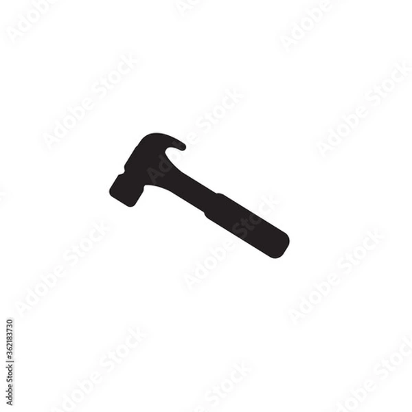 Fototapeta Hammer icon vector