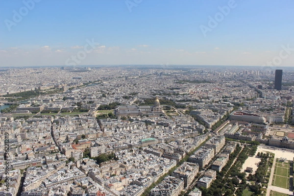 Obraz paris aerial view