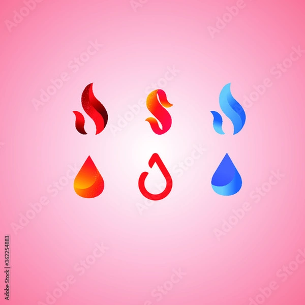 Obraz fire and water