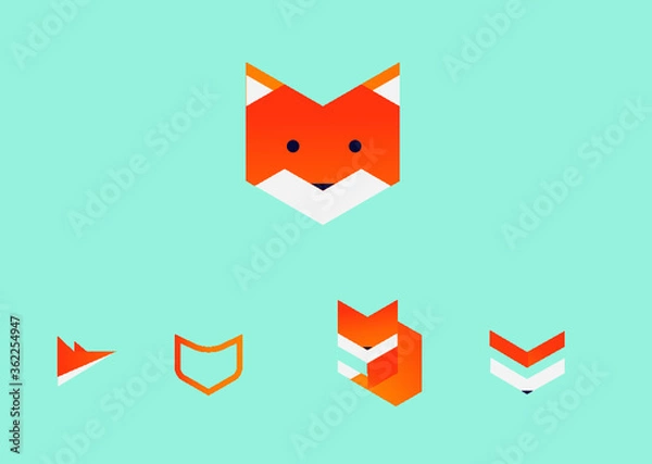Obraz fox, logo