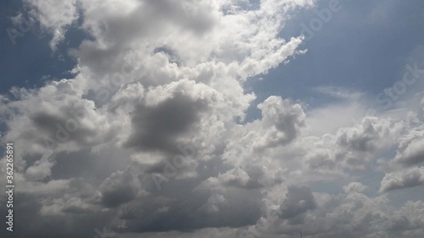 Fototapeta blue sky with clouds