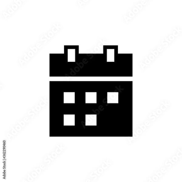 Obraz calendar icon vector symbol template