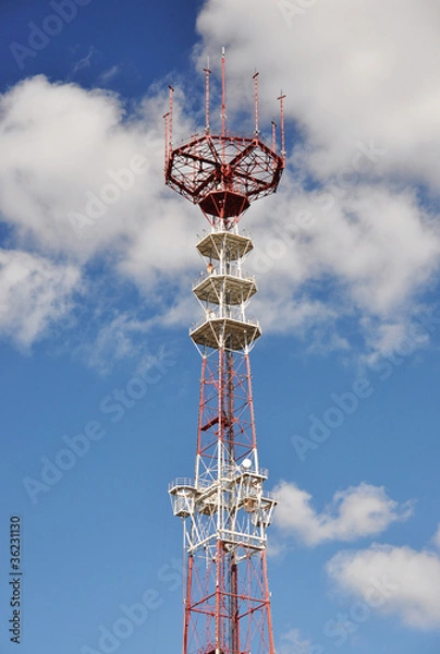 Fototapeta Telecommunication tower