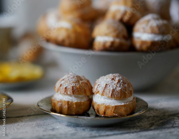 Obraz Garbage on the beach. Environmental pollution problem. Safe the planet  