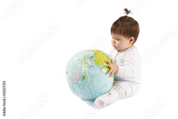 Obraz baby and glode