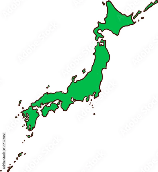 Fototapeta 日本列島