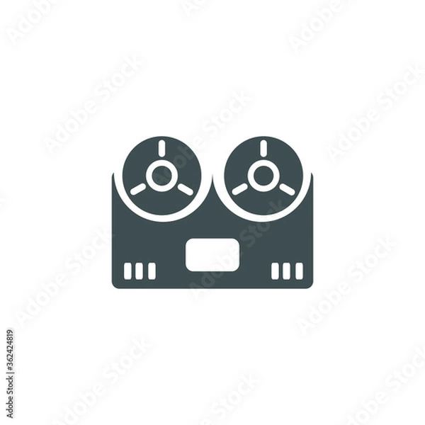 Obraz Radio icon. Vector illustration. Flat icon