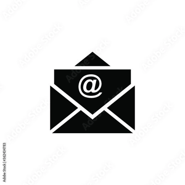 Fototapeta mail icon vector sign