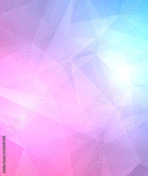 Fototapeta vector low poly geometric background