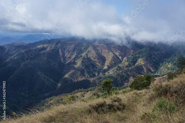 Obraz mountain landscape with clouds