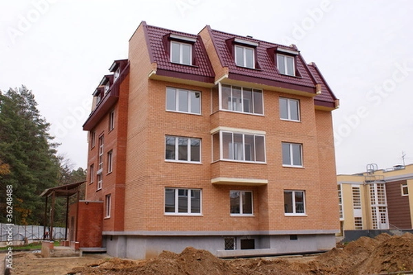 Obraz Малоэтажное строительство в подмосковье. Балашиха